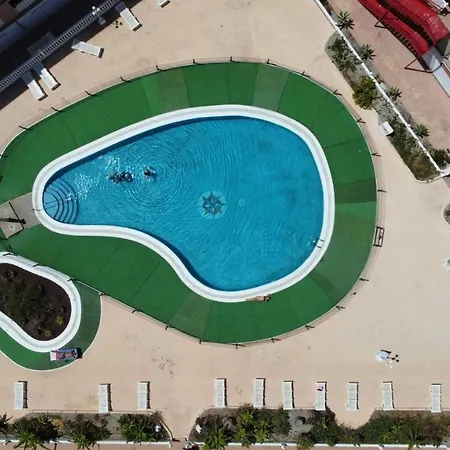 Estudio con Wifi, piscina climatizada, playa en Tenerife Sur Costa del Silencio